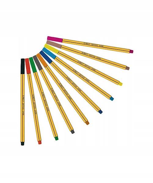 Cienkopisy Leviatan D400 10 kolorów