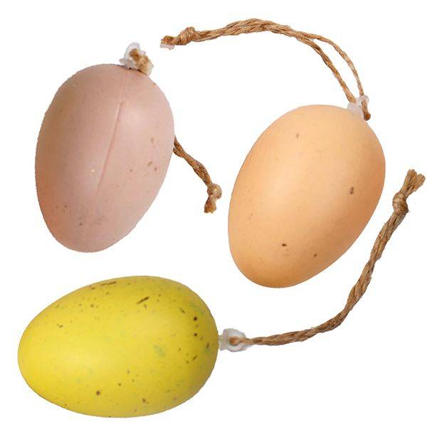 Dekoracje plastikowe Titanum jajka 5 szt. 40x60mm