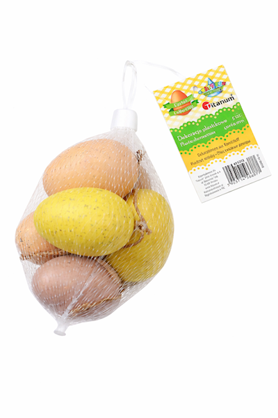 Dekoracje plastikowe Titanum jajka 5 szt. 40x60mm