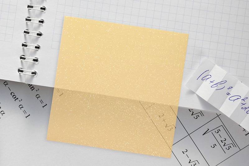 Transparentny notes samop. Titanum pomarańczowy