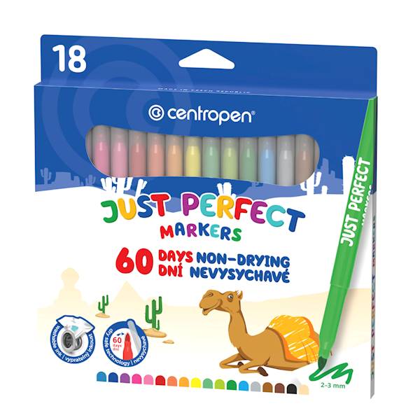 Komplet flamastrów niewysychających Centropen 