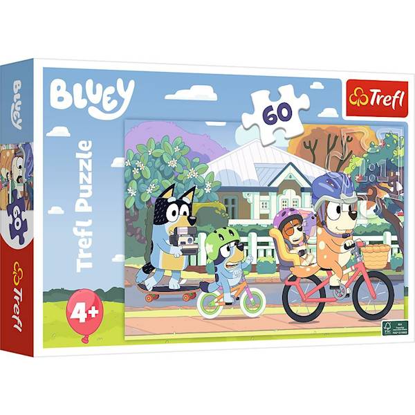 Puzzle Trefl 60 el. Wesoły Bluey