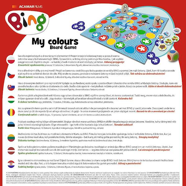 Gra planszowa Trefl Bing My colours