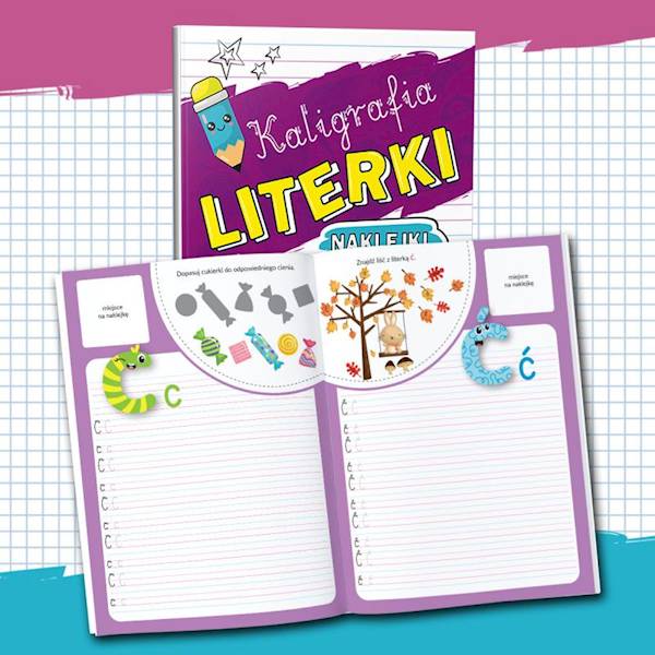 Książeczka Martel Kaligrafia Literki
