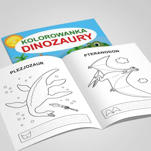 Kolorowanka Martel Dinozaury