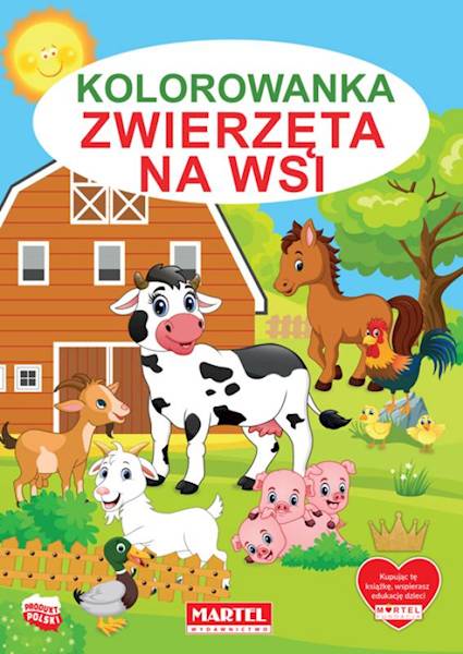 Kolorowanka Martel Zwierzęta na wsi