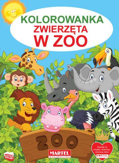 Kolorowanka Martel Zwierzęta w ZOO