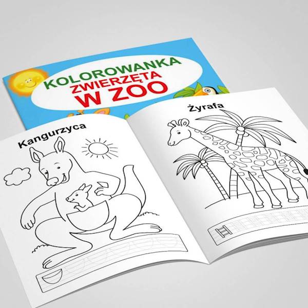 Kolorowanka Martel Zwierzęta w ZOO