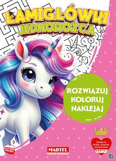 Książeczka Martel Łamigłówki jednorożca