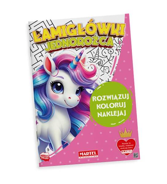 Książeczka Martel Łamigłówki jednorożca