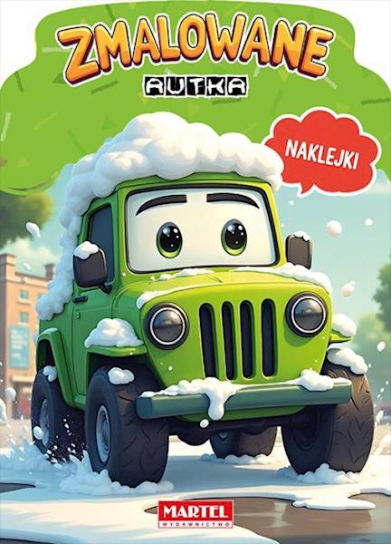 Książeczka z naklejkami Martel Zmalowane autka