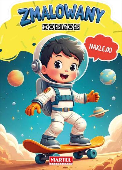 Książeczka z naklejkami Martel Zmalowany kosmos
