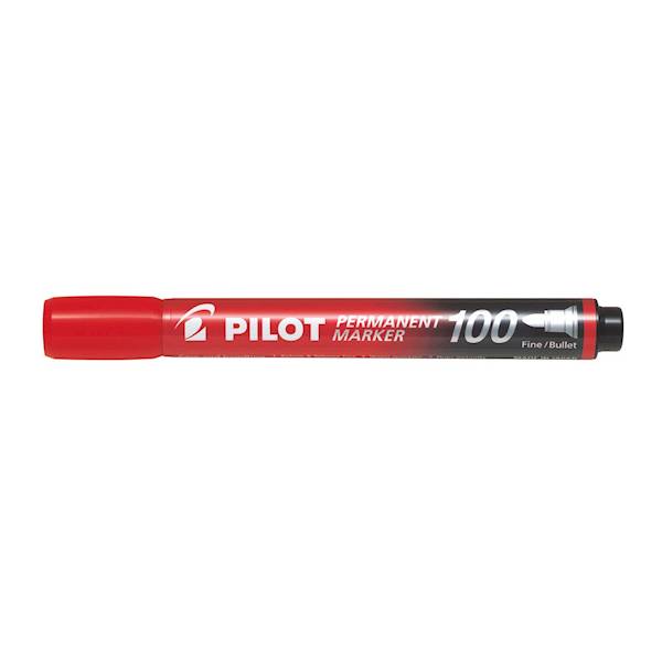 Marker permanentny PILOT SCA-100 czerwony