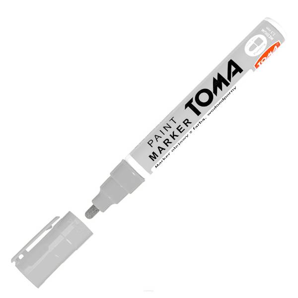 Marker olejowy TOMA TO-440 szary jasny