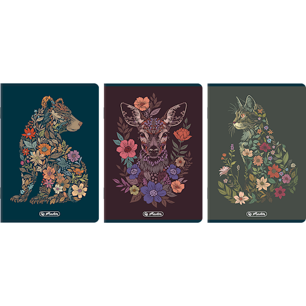 Zeszyt A4/60k kratka Herlitz Florimals