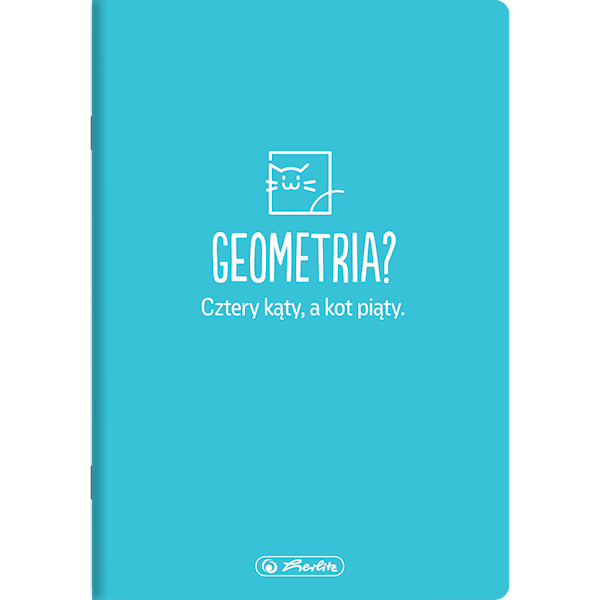 Zeszyt A5/32k gładki Herlitz tem. geometria