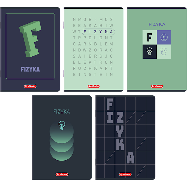 Zeszyt A5/60k kratka Herlitz tem. fizyka mix