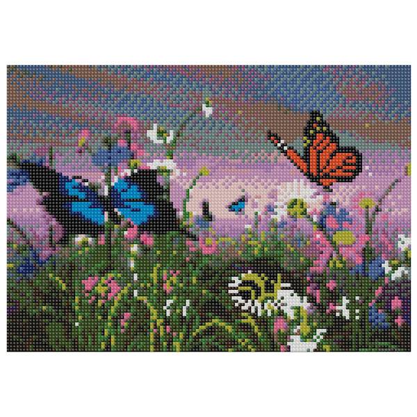 Diamentowa mozaika Flamingo 30x40cm Motyle