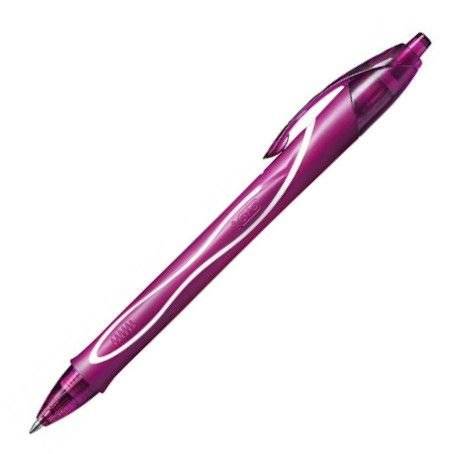 Długopis BIC Gelocity DQ automatyczny różowy
