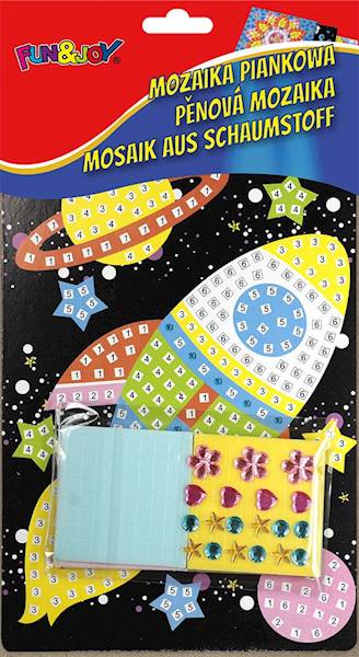 Mozaika piankowa ST Fun&Joy Rakieta