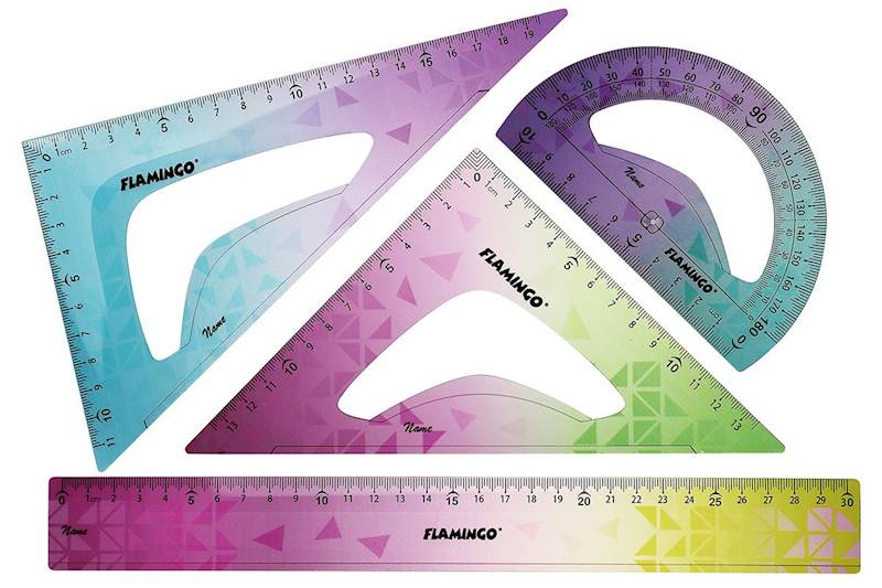 Komplet geometryczny elast. Flamingo 4 elementy