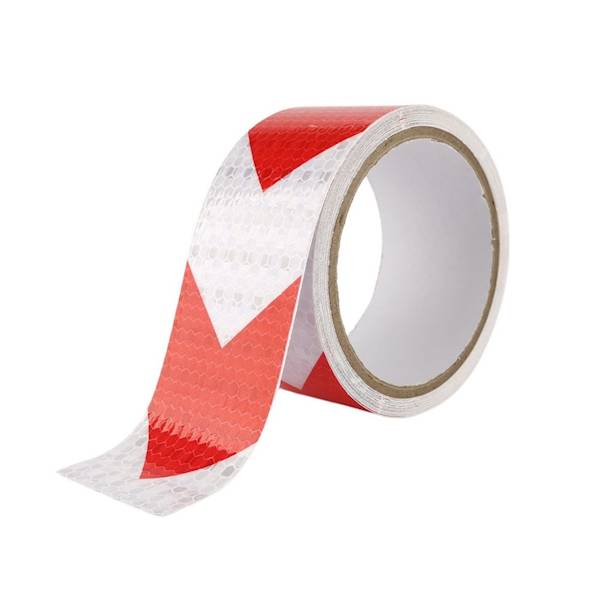 Taśma klejąca Idea Home 50mmx5m biało-czerwona