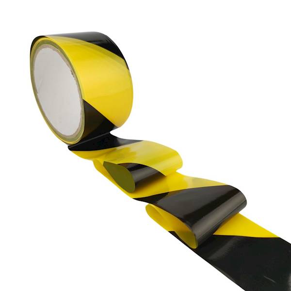 Taśma ostrzegawcza Idea Home 48mmx50m żołto-czarna