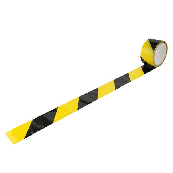 Taśma ostrzegawcza Idea Home 48mmx50m żołto-czarna