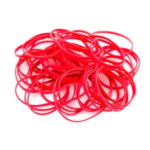 Gumka recepturka 1.5x3mm 1/2 obw. 80mm 100g czerwo