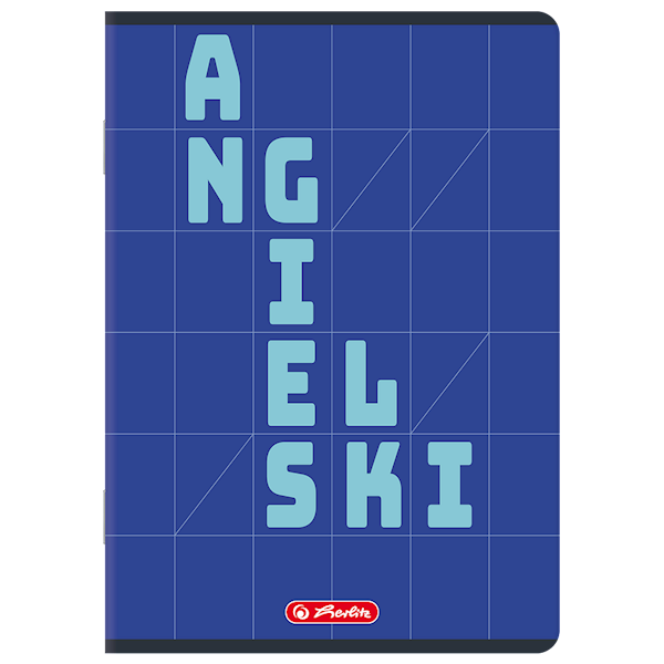 Zeszyt A5/60k kratka Herlitz tem. angielski mix