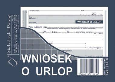 Wniosek o urlop A6 40k 515-5