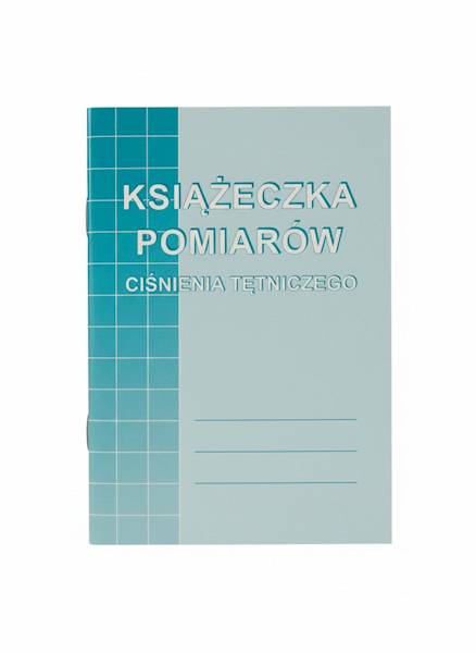 Książeczka pomiarów ciśnienia tętniczego A6