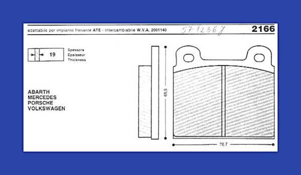 JUR 571236J KLOCKI HAMULCOWE MERCEDES