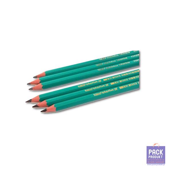 OŁÓWEK BIC ZIELONY Z GUMKĄ