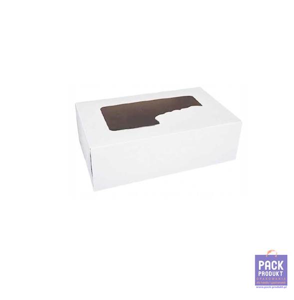PUDEŁKO DO CIASTA 25x15x8 A'50  z okienkiem
