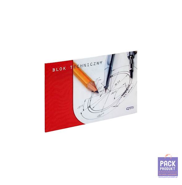 BLOK TECHNICZNY 250G. A4