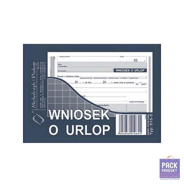 DRUK - WNIOSEK O URLOP