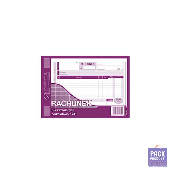 DRUK - RACHUNEK A5 1+1 poziom