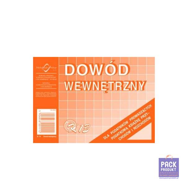 DRUK - DOWÓD WEWNĘTRZNY A6