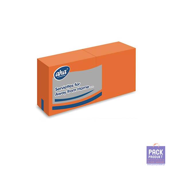 SERWETKA  KOLOR  33 X 33 A'250 2w. pomarań.