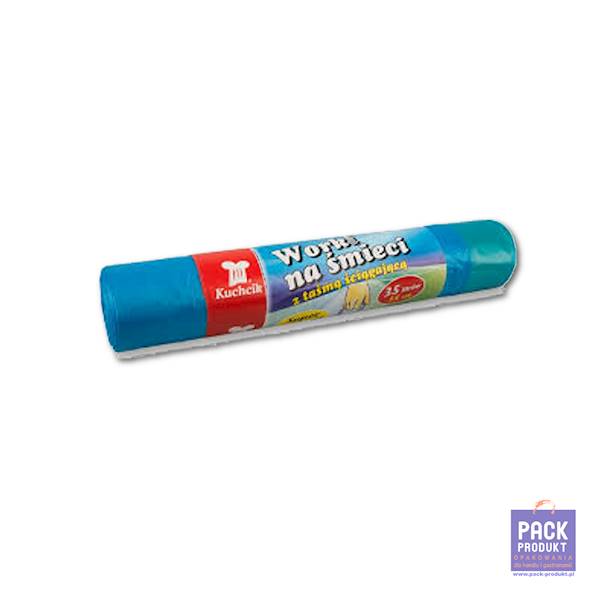 WOREK SANIT. 35L Z TAŚMĄ  '15SZT