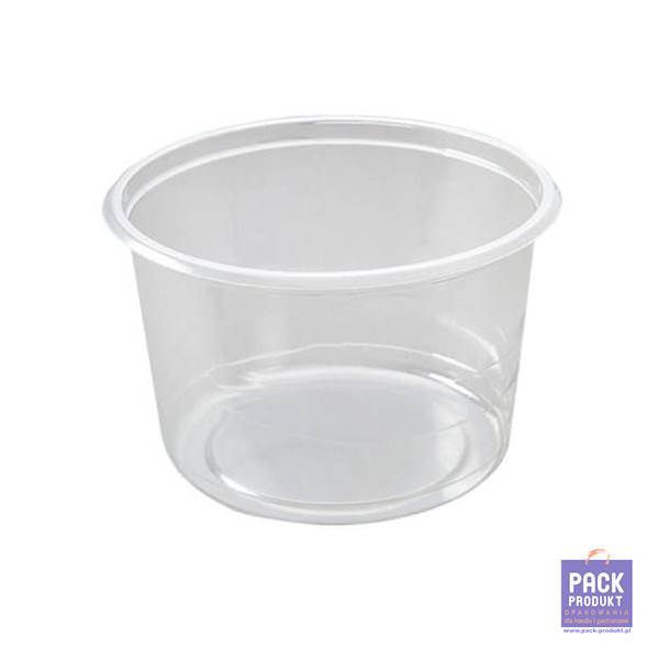 POJEMNIK PP 500 ml H5 TRANSPARENTNY A'50 wieloraz.