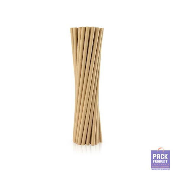 SŁOMKA PAPIEROWA 200 x 6mm A'250  KRAFT