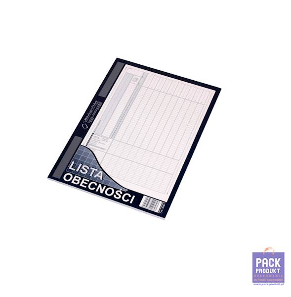 DRUK - LISTA OBECNOŚCI A4