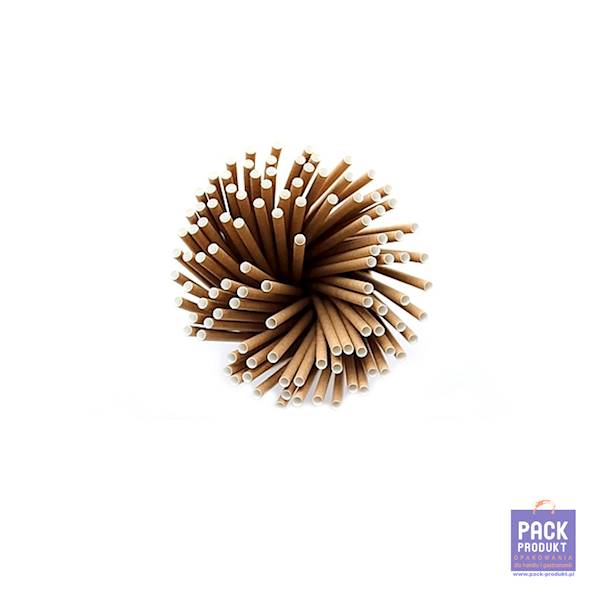 SŁOMKA PAPIEROWA 205 x 6mm A'100 KOLOR