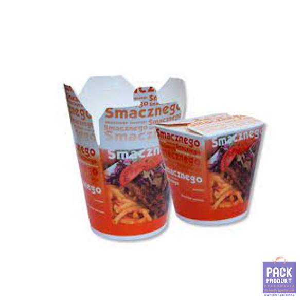 FOOD BOX 750 ml 50szt - SMACZNEGO brąz