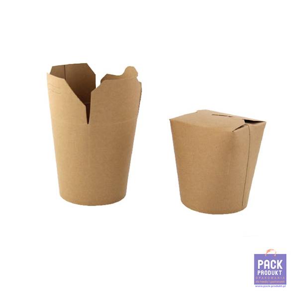 FOOD BOX 500 ml 50szt - BRĄZ