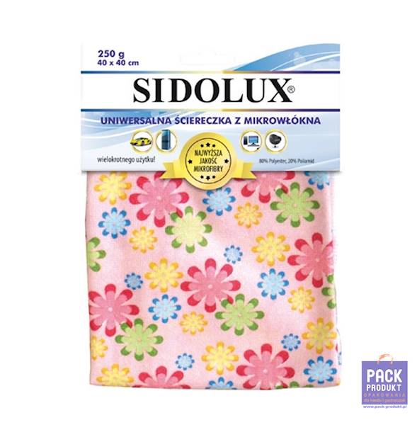 ŚCIERKA SIDOLUX mikrofibra 40x40 