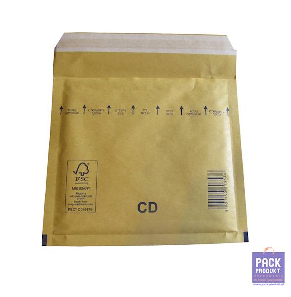KOPERTA POWI."CD" brąz