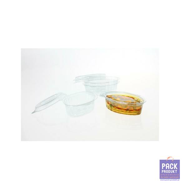 POJEMNIK PET OWAL Z WIECZKIEM  80ml   A'100